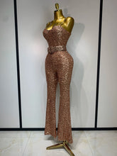 Women Sexy Backless Sleeveless Sequin Bodycon Jumpsuit Celebrity Elegant Evening Party Luxury Birthday Nightclub Outfit